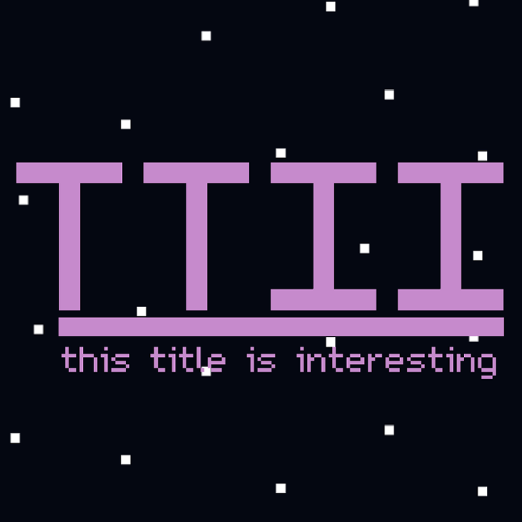 Games like This Title is Interesting