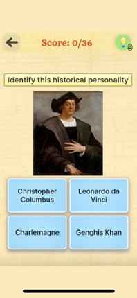 History Game screenshot