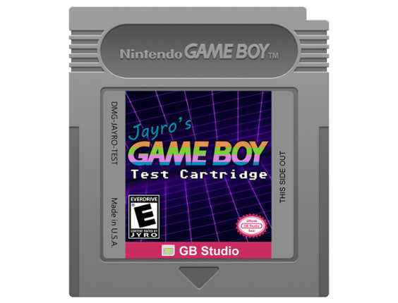 Jayro's GAMEBOY™ Test Cartridge v1.16 Game Cover