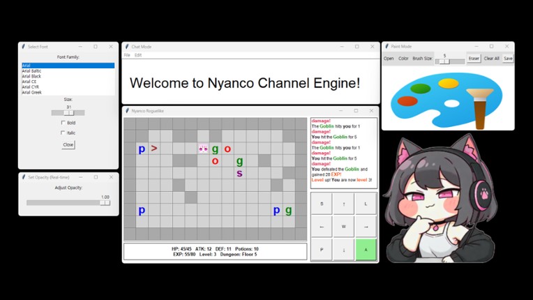 Nyanco Channel Engine screenshot