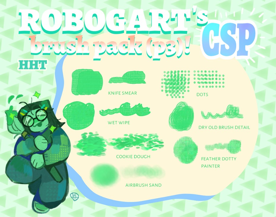 Games like ROBOGART's Brush Pack (P2)! [CSP brushes, .sut files!]