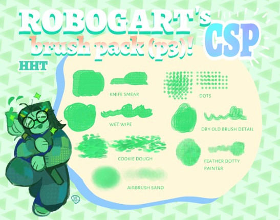 ROBOGART's Brush Pack (P2)! [CSP brushes, .sut files!] Image