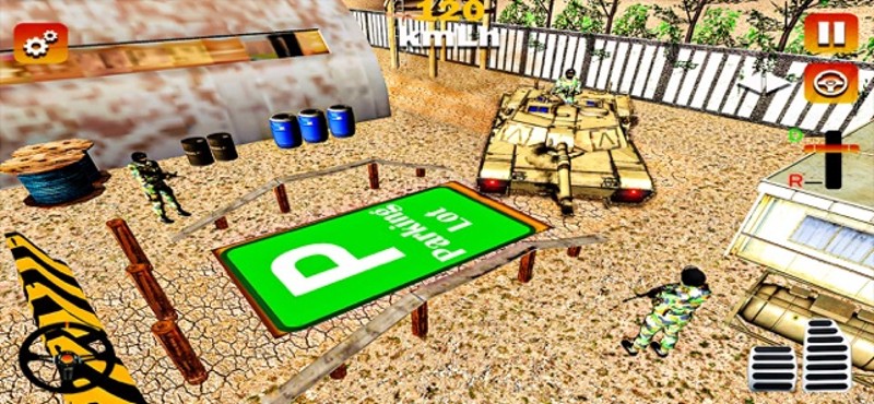 Army Tank Parking Tank Game screenshot