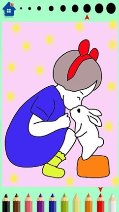 Baby Girls Doll Coloring Book Image