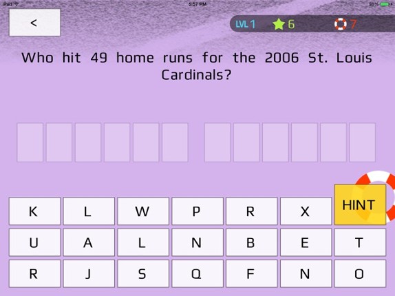 Baseball Trivia Stats &amp; Awards screenshot