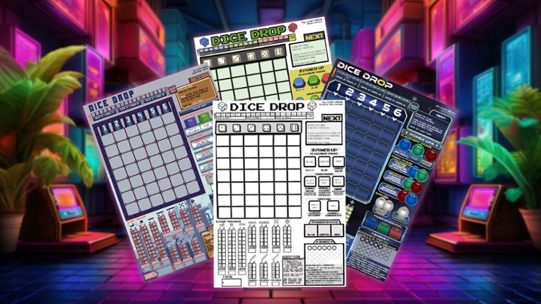 Dice Drop - Tetris-inspired Dice Game Image