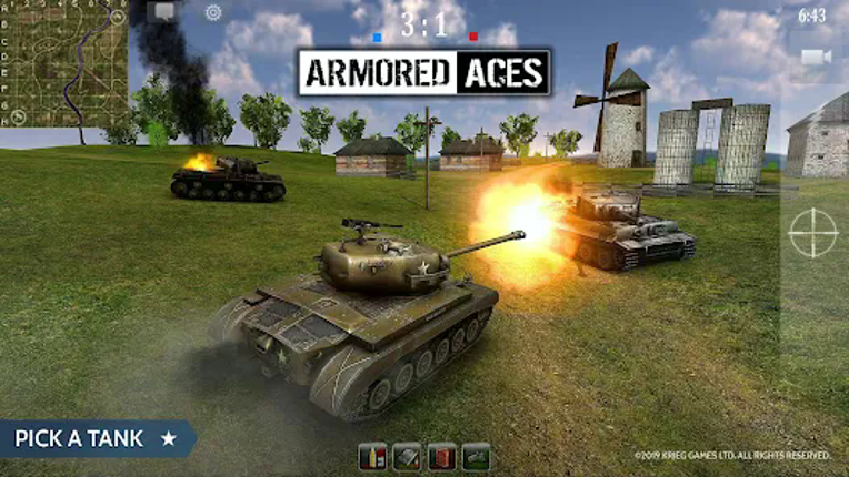 Armored Aces - Tank War screenshot