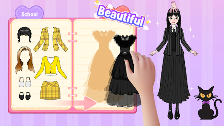 Paper Doll Makeover & Dress Up Image