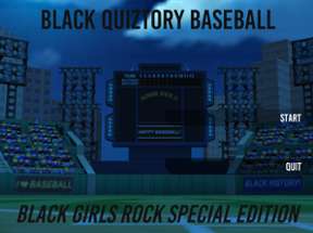 Black Quiztory Baseball Image