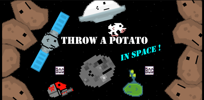 Throw a potato in space Game Cover