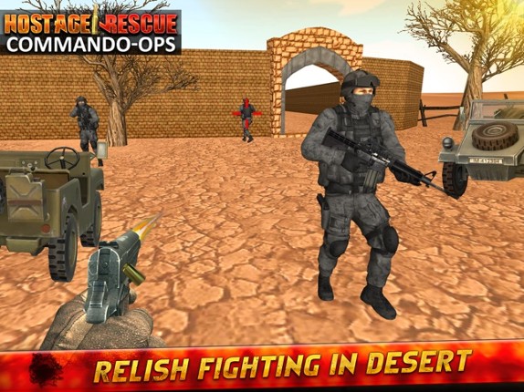 Hostage Rescue Commando Ops : Shootout kidnappers to free the hostages held screenshot