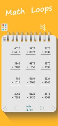 Math Loops Add &amp; Subtract Lite screenshot