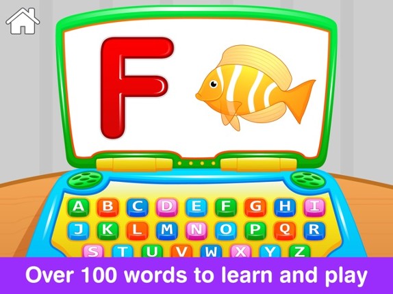 My First ABC Laptop Free - Learning Alphabet Letters Game for Toddlers and Preschool Kids screenshot