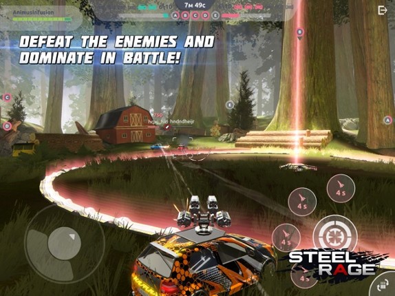 Steel Rage: Mech Cars PvP War screenshot