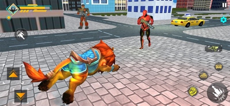 Superhero Robot Alien Rescue Image