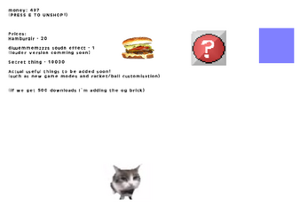 Tennis Cat Game screenshot