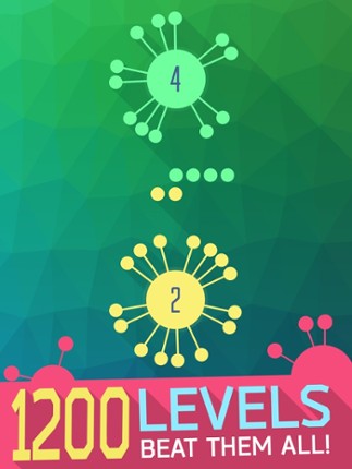 1200: Double Hit - Two Color Dots Addictive Puzzle Image