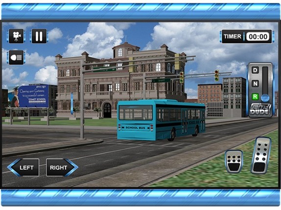 3D High School Bus Simulator - Bus driver and crazy driving simulation & parking adventure game screenshot