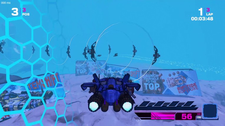 AguaBlitz: Alien Racer screenshot