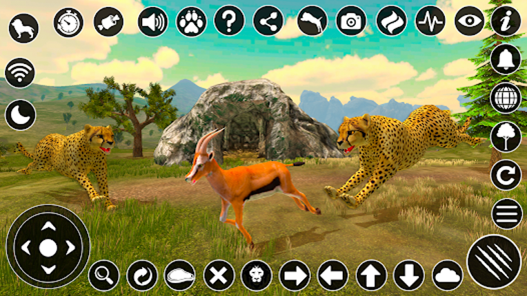 Wild Cheetah Simulator 3d Image