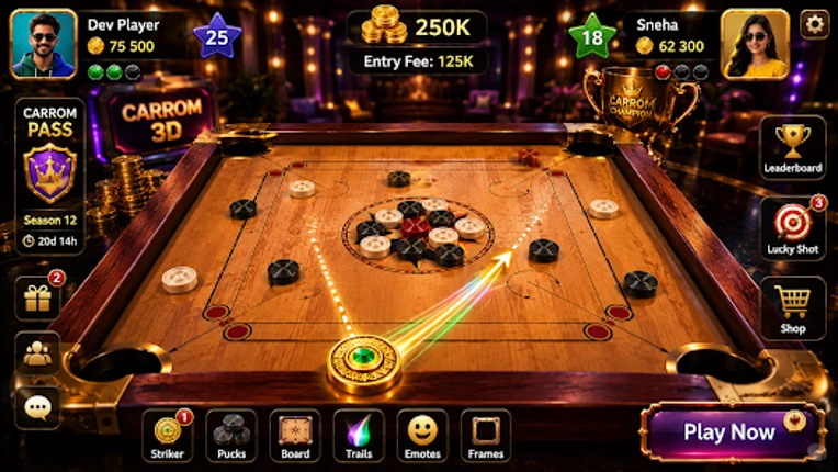Carrom Clash 3D - Pool Game Image