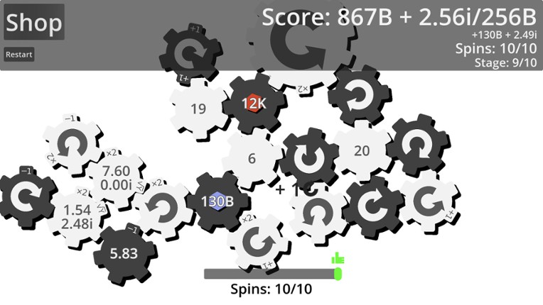 Gear Number Go Up screenshot