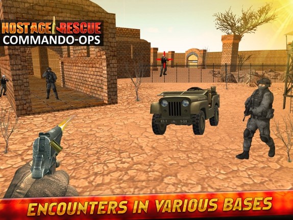 Hostage Rescue Commando Ops : Shootout kidnappers to free the hostages held screenshot