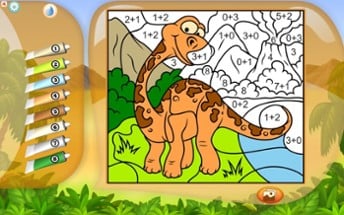 Paint by Numbers - Dinosaurs Image