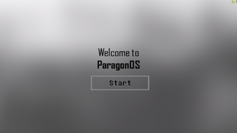 ParagonOS screenshot
