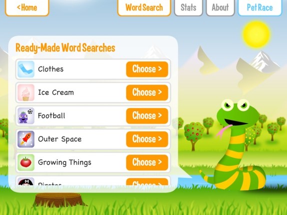 Squeebles Word Search Image