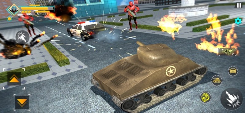 Superhero Robot Alien Rescue Image