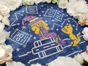 The Constellation Witch - Cross Stitch Pattern Image