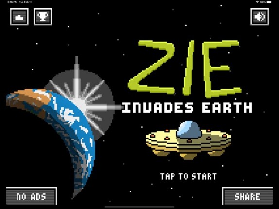 Zie Invades Earth screenshot