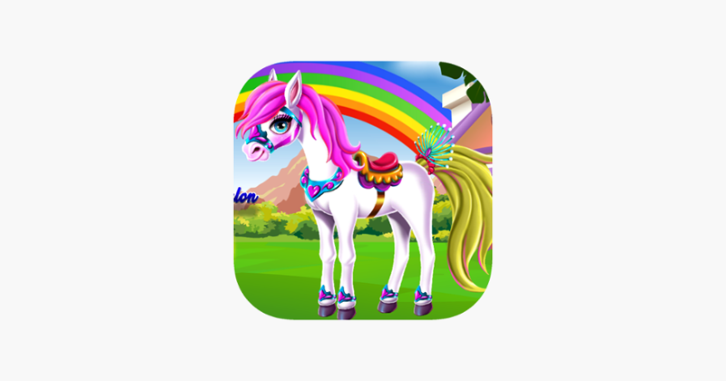 Cute Pony Mane Braiding Salon Game Cover