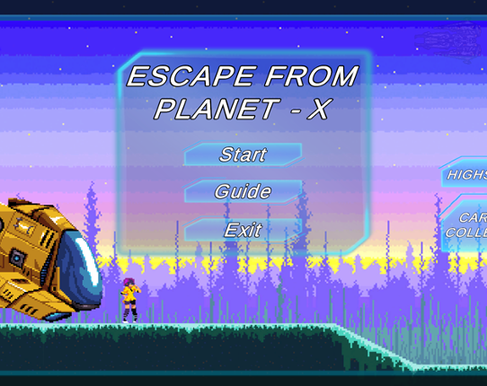 Escape From Planet-X Game Cover