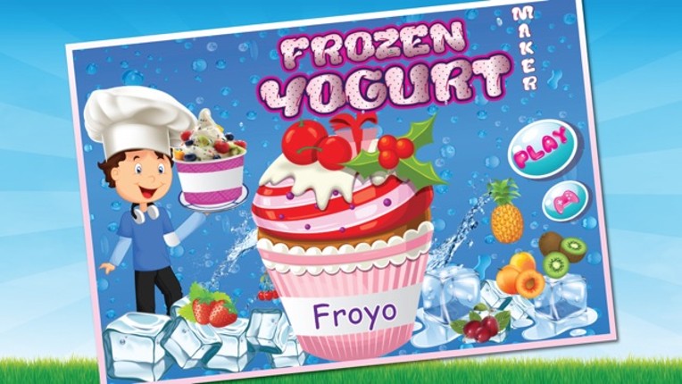 Frozen Yogurt Maker - Summer fun with Icy dessert maker &amp; frosty froyo sweet treats Image