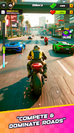 Rush Bike 3D: Bike Racing Game screenshot