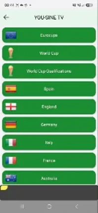 YOU-CINE TV : LIVE FOOTBALL HD screenshot