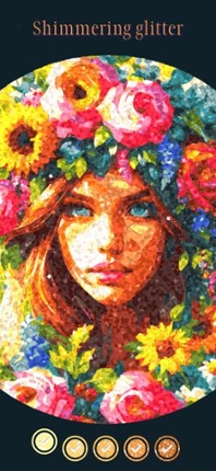 Glitty: color by glitter screenshot
