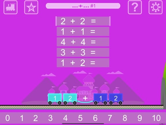 Math Learning Train Image
