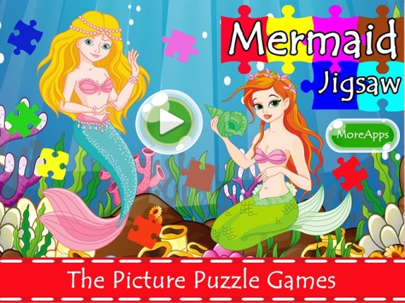 Mermaid Princess Jigsaw Puzzles Games For Kids screenshot
