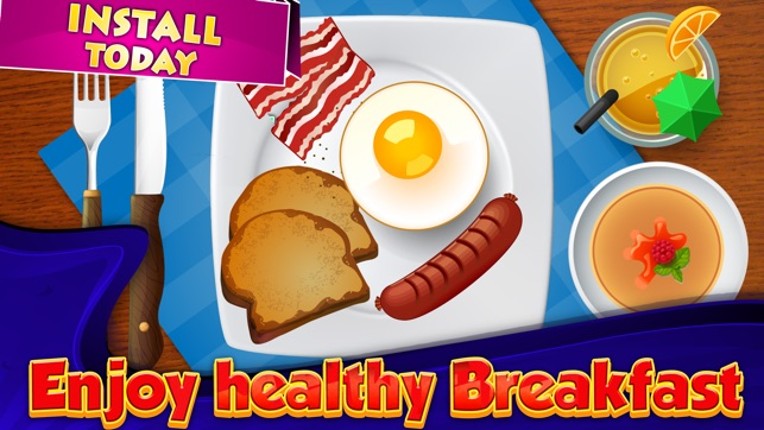 School Breakfast:Cooking games screenshot
