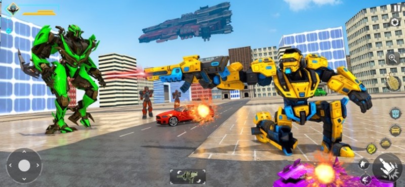 Superhero Robot Alien Rescue screenshot