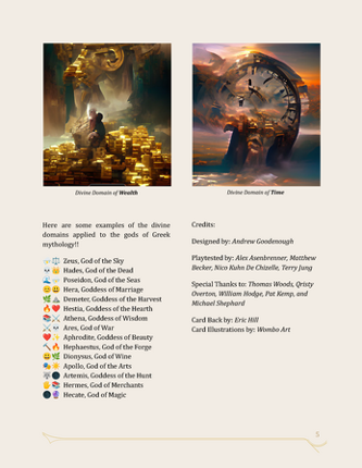 The Deck of Divine Domains screenshot