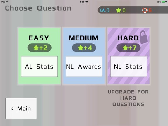 Baseball Trivia Stats &amp; Awards screenshot