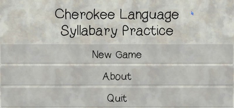 Cherokee Language Syllabary screenshot