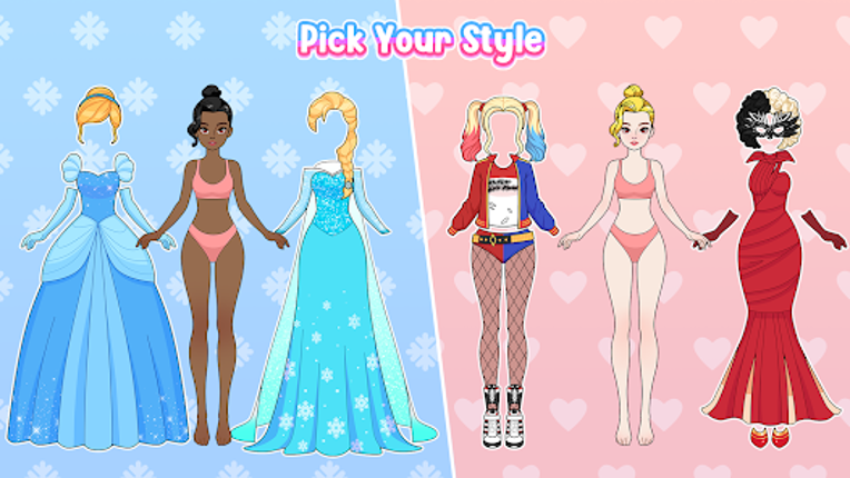 Paper Doll Makeover & Dress Up screenshot