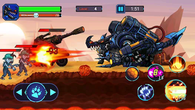 Mech Dinosaur War screenshot
