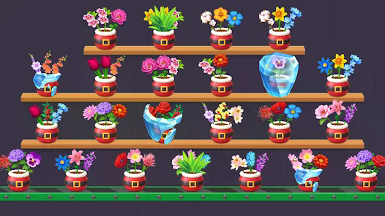 Flower Merge - Sort Games screenshot