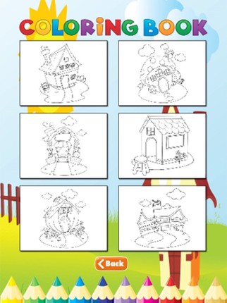 House Coloring Book - Activities for Kid Image